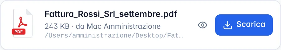 Card di un file